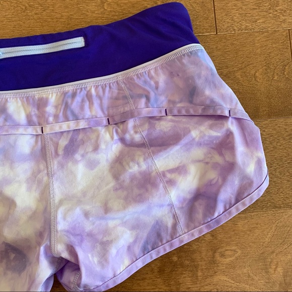 *SOLD* LULULEMON Run speed shorts purple size 4 - Picture 7 of 12